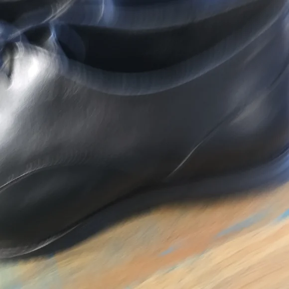 Cole Haan Men's Classic Black Oxfords - Picture 3 of 8